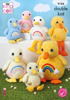 King Cole 9184 Cuddle Ducks DK Knitting Pattern