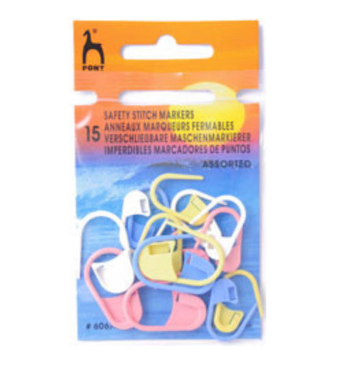 Pony Safety Stitch Markers x 15 in a pack Accessories