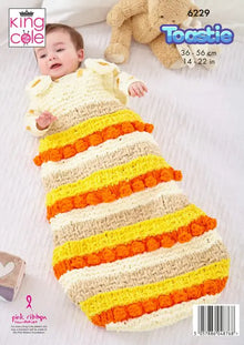 King Cole Toastie Super Chunky Chenille Baby Pattern