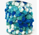 Pom Pom Trim 10mm x 25m Roll by Bertie Bows