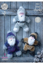 Love Me Yarns 24 Days to Christmas King Cole Tinsel Advent Calendar Box