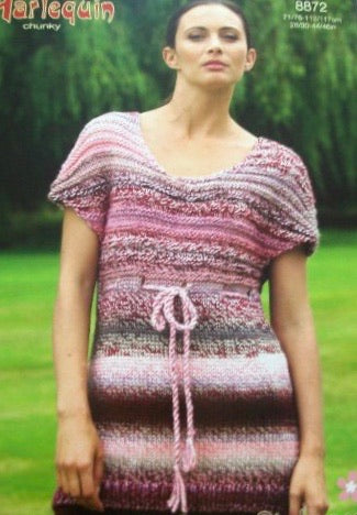 8872 Stylecraft Ladies Chunky Sweater Knitting Pattern