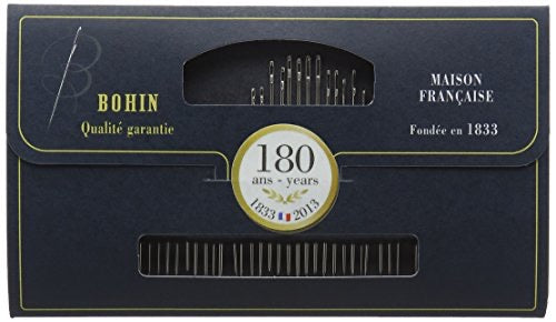 Bohin Sewing Needles (Book of 40), Metal Silver