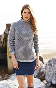 9019 Stylecraft Ladies Aran Sweater Knitting Pattern