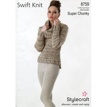 8759 Stylecraft Ladies Super Chunky Knitting Pattern