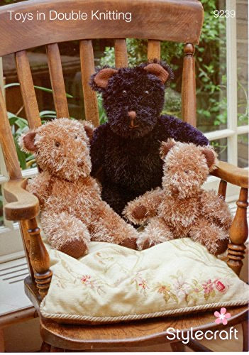 9239 Stylecraft Toy Teddy Bear Double Knitting Pattern