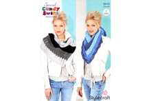 9416 Stylecraft Candy Swirl Triangle Shawl/Scarf Double Knitting Pattern