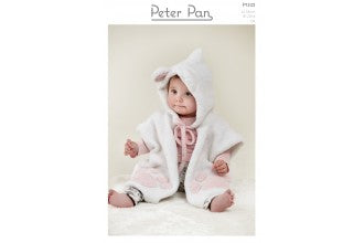 P1332 Peter Pan Baby Ponch DK Knitting Pattern