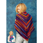 9187 Stylecraft Cabaret Double Knitting Shawl & Scarf Knitting Pattern