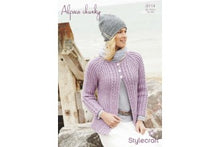 9114 Stylecraft Ladies Alpaca Chunky Cardigan Knitting Pattern