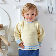 9326 Stylecraft Babies Sweater and Cardigan Double Knitting Crochet Pattern