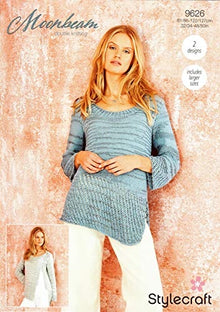 9626 Stylecraft Ladies Jumper & Cardigan Double Knitting Pattern