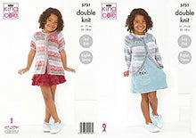 5731 King Cole Children’s Cardigan Double Knitting Pattern