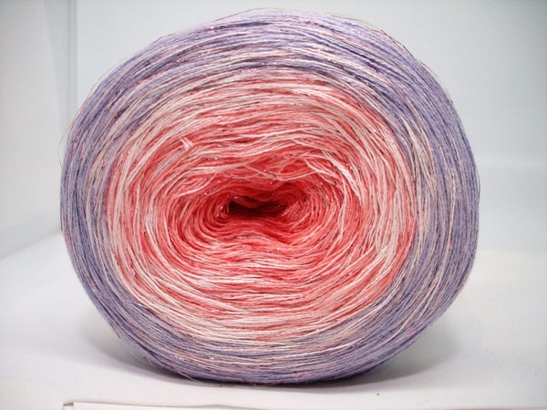 Mondial Primavera Lame 4ply Glitter thread Yarn Cake