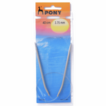 Pony Knitting Pins: Circular: Fixed: Classic: 40cm