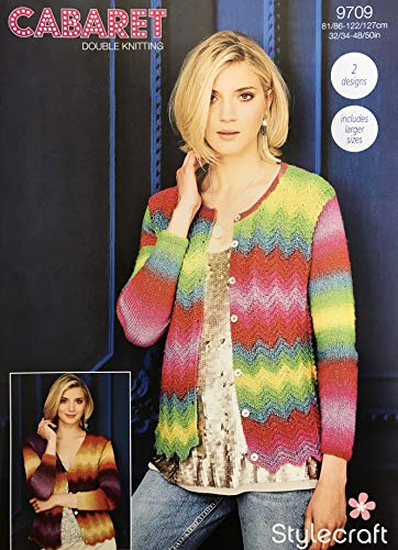 9709 Stylecraft Ladies Double Knitting Cardigan Pattern