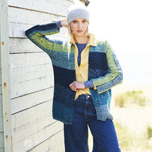 9673 Stylecraft Batik Swirl Ladies Cardigan, Scarf & Hat Pattern