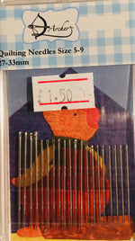 Oakwood Archer Quilting Needles Size 3-7