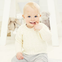 9677 Stylecraft Babies Cardigan and Sweater Double Knitting Pattern