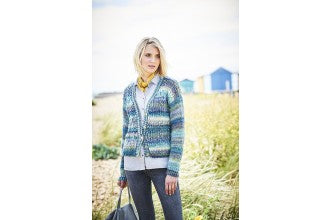 9717 Stylecraft Ladies Chunky Cardigan & Jumper Knitting Pattern