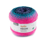 Katia Neon Cake with Free Shawl Pattern for both Knitting & Crochet