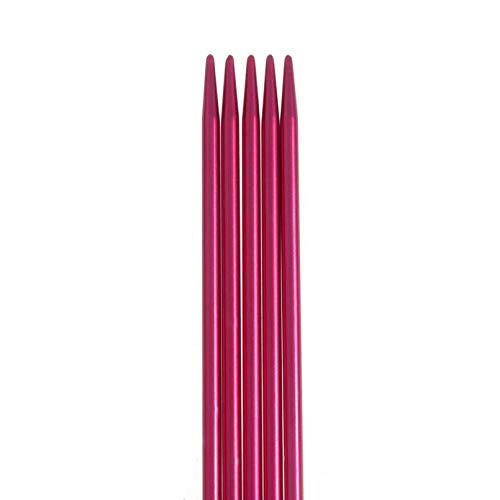 Pony Colour: Knitting Pins: Double-Ended: Set of Five: Aluminium: 20cm (DPNs)